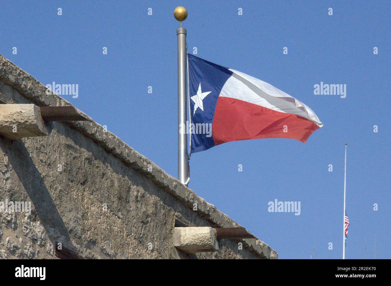 La bataille de l'Alamo a été pivot dans la Révolution du Texas Banque D'Images