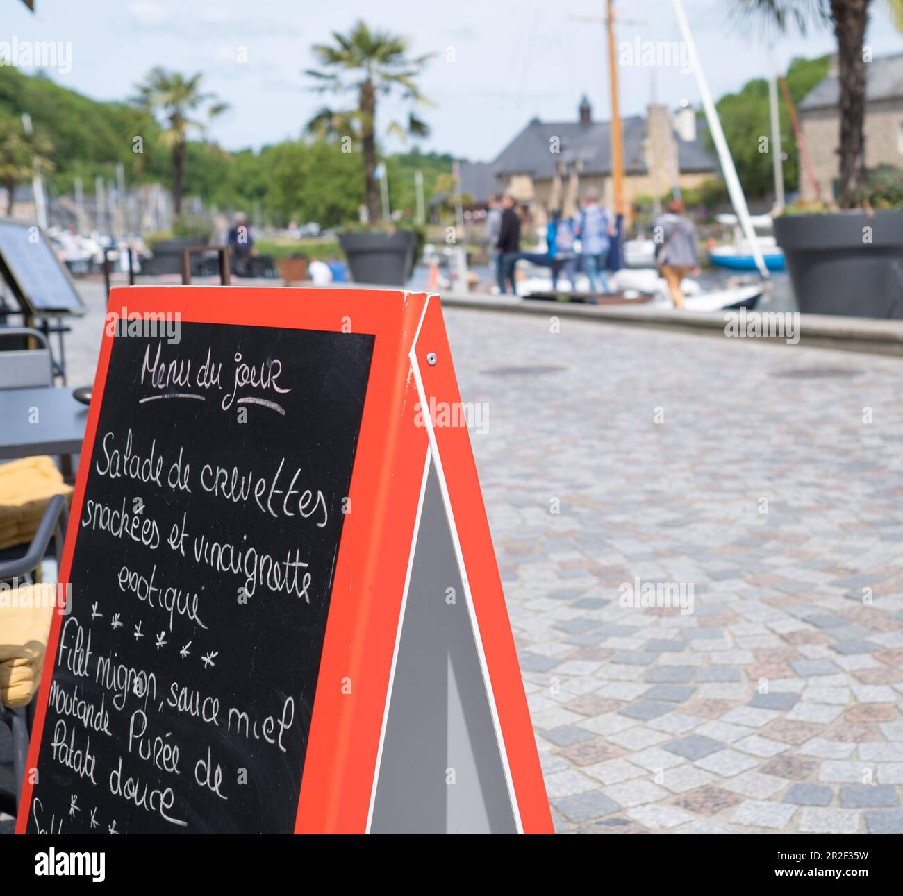 Menu du jour Banque D'Images