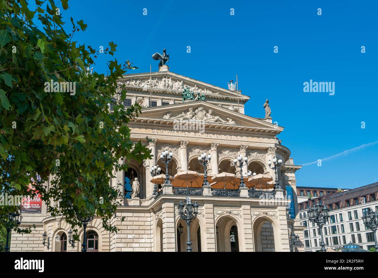 L'Alte Oper à Francfort, en Allemagne Banque D'Images