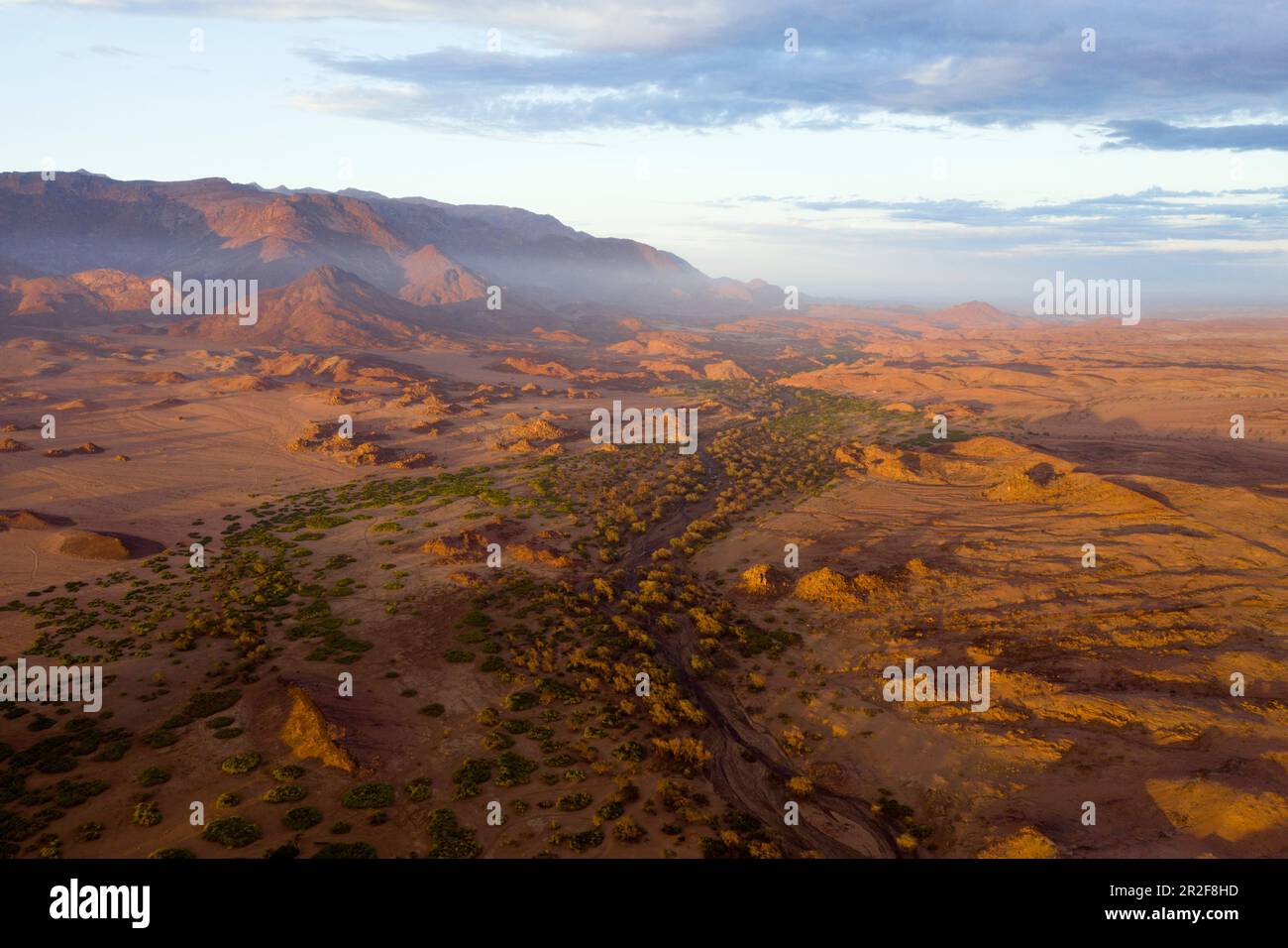 Ugab River et Brandberg, Erongo, Namibie Banque D'Images