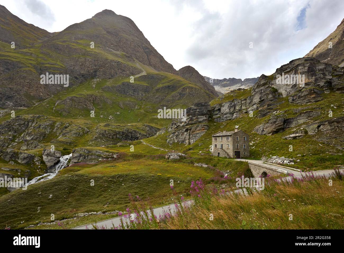 Pied Montet, Col de l'Iseran, Alpes-de-haute-Provence, France Banque D'Images