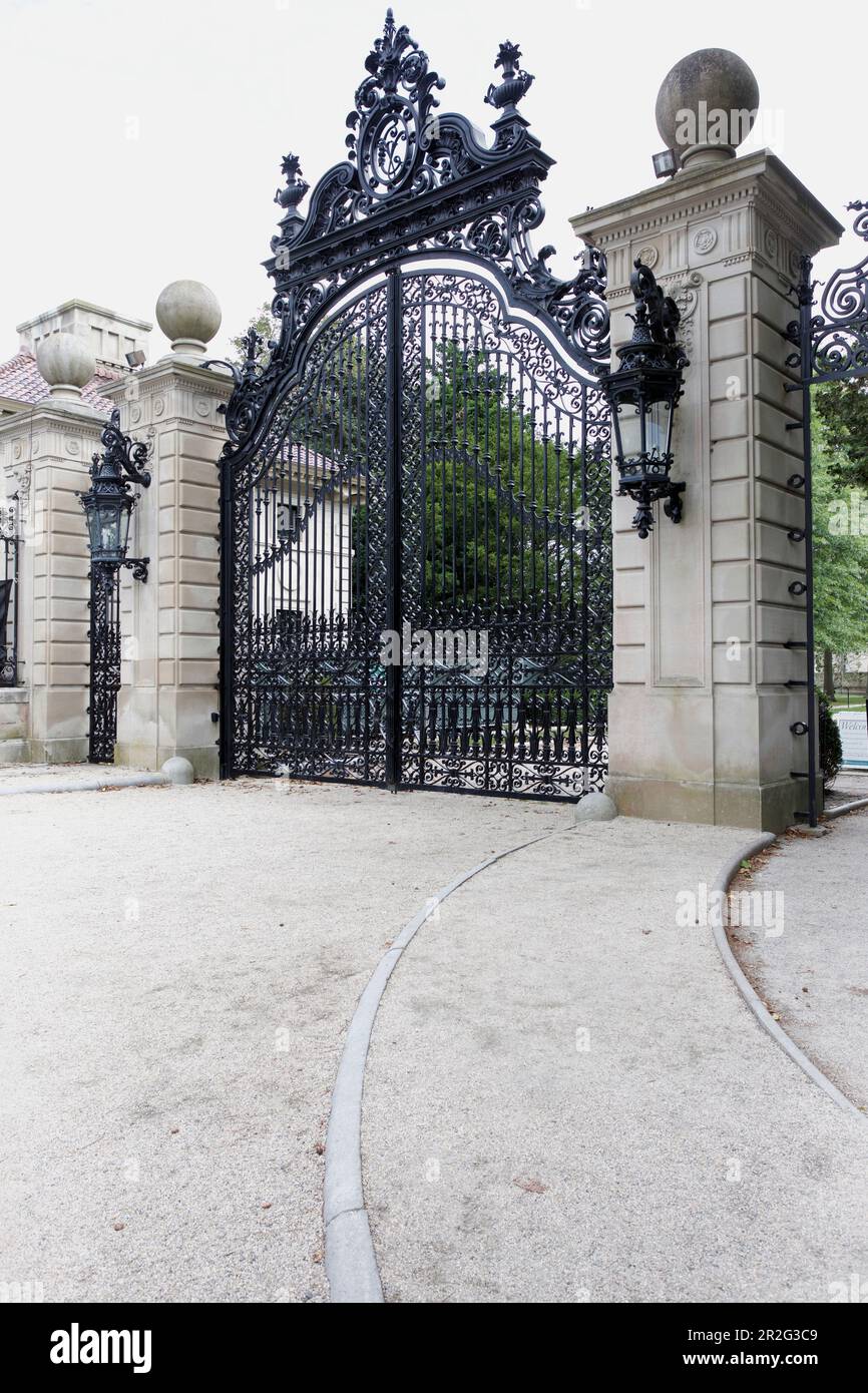 Newport Mansion, Newport, Rhode Island, États-Unis Banque D'Images