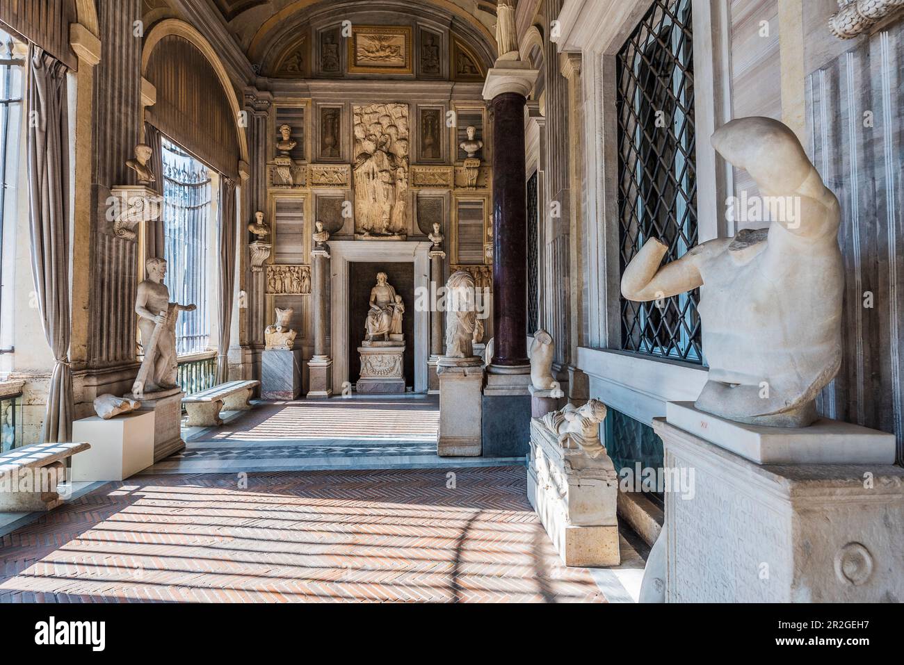 Galerie d'art Borghèse dans le parc de la Villa Borghèse, Rome, Latium, Italie, Europe Banque D'Images