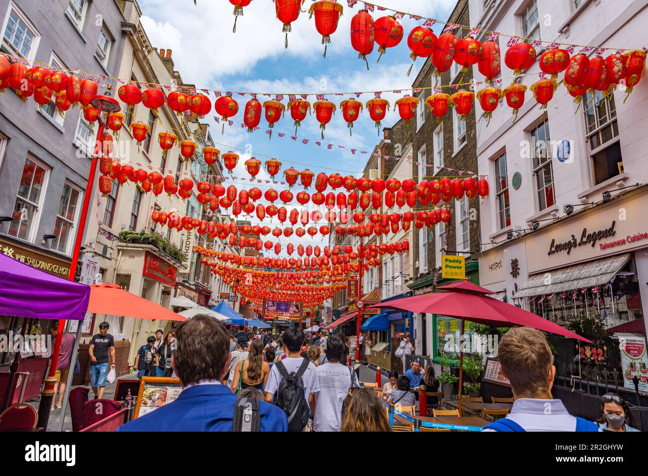 Chinatown Street à Londres Banque D'Images