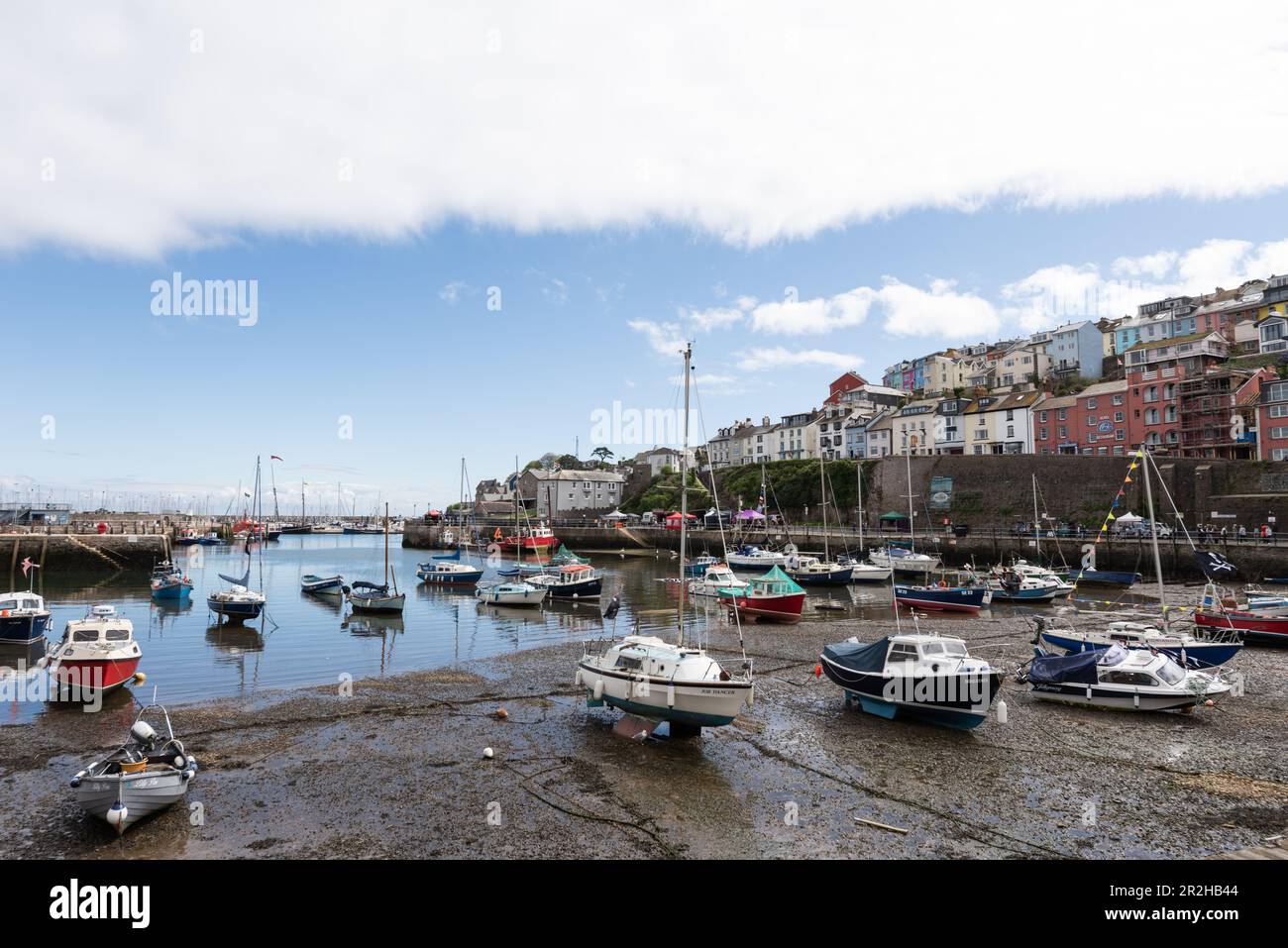 Magnifique port de Brixham, Devon, Royaume-Uni. 01.05.2023 Banque D'Images