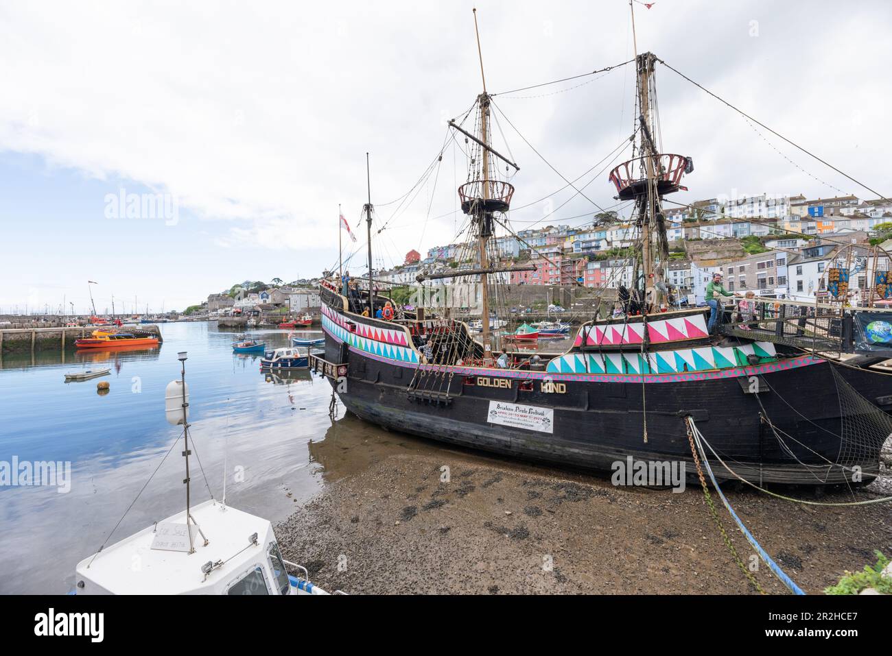 Magnifique port de Brixham, Devon, Royaume-Uni. 01.05.2023 Banque D'Images