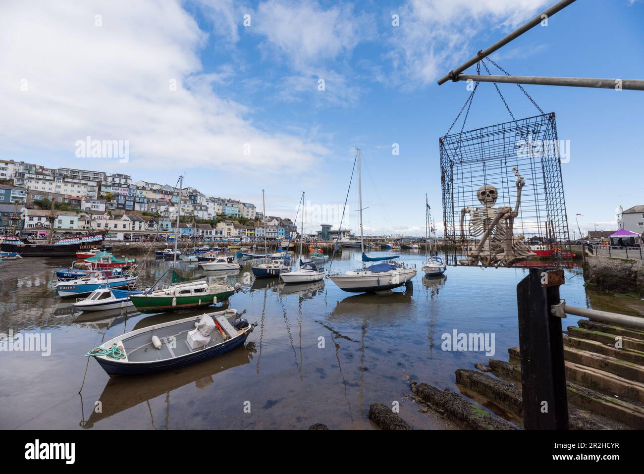 Magnifique port de Brixham, Devon, Royaume-Uni. 01.05.2023 Banque D'Images