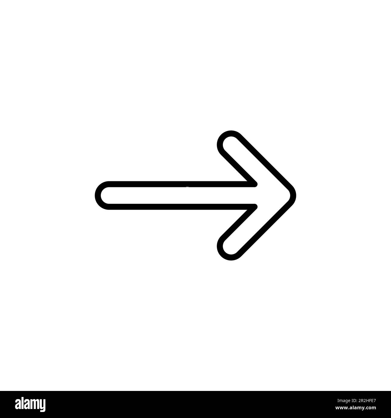 Vecteur d'icône de flèche. Symbole de flèche. Flèche pour votre conception Web. Illustration de Vecteur