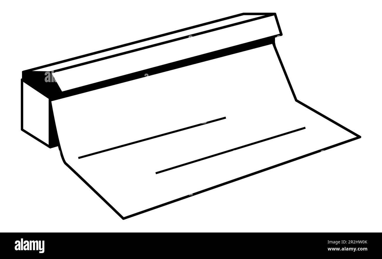 icône aluminium. rouleau de papier aluminium pour la cuisson. style plat. Banque D'Images