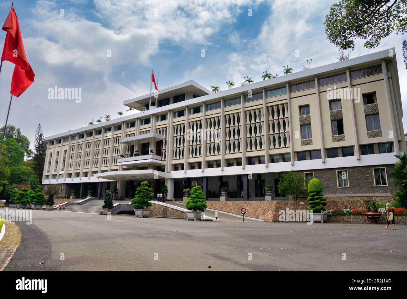 Palais de la réunification, Ho Chi Minh ville, Vietnam, Indochine, Asie du Sud-est, Asie Banque D'Images