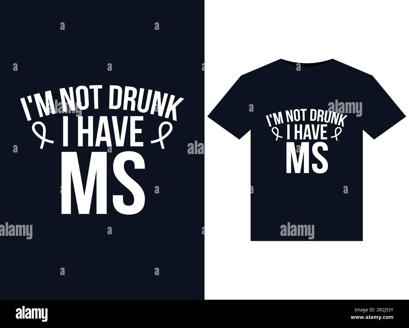 Je ne suis pas ivre, j'ai des illustrations pour le design des T-shirts prêts à imprimer Illustration de Vecteur