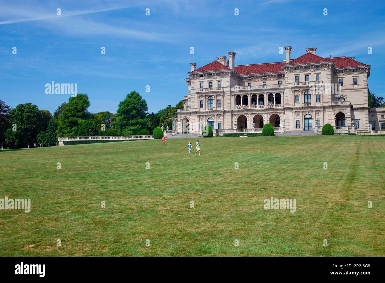 Newport, The Breakers Mansion, Rhode Island, États-Unis Banque D'Images