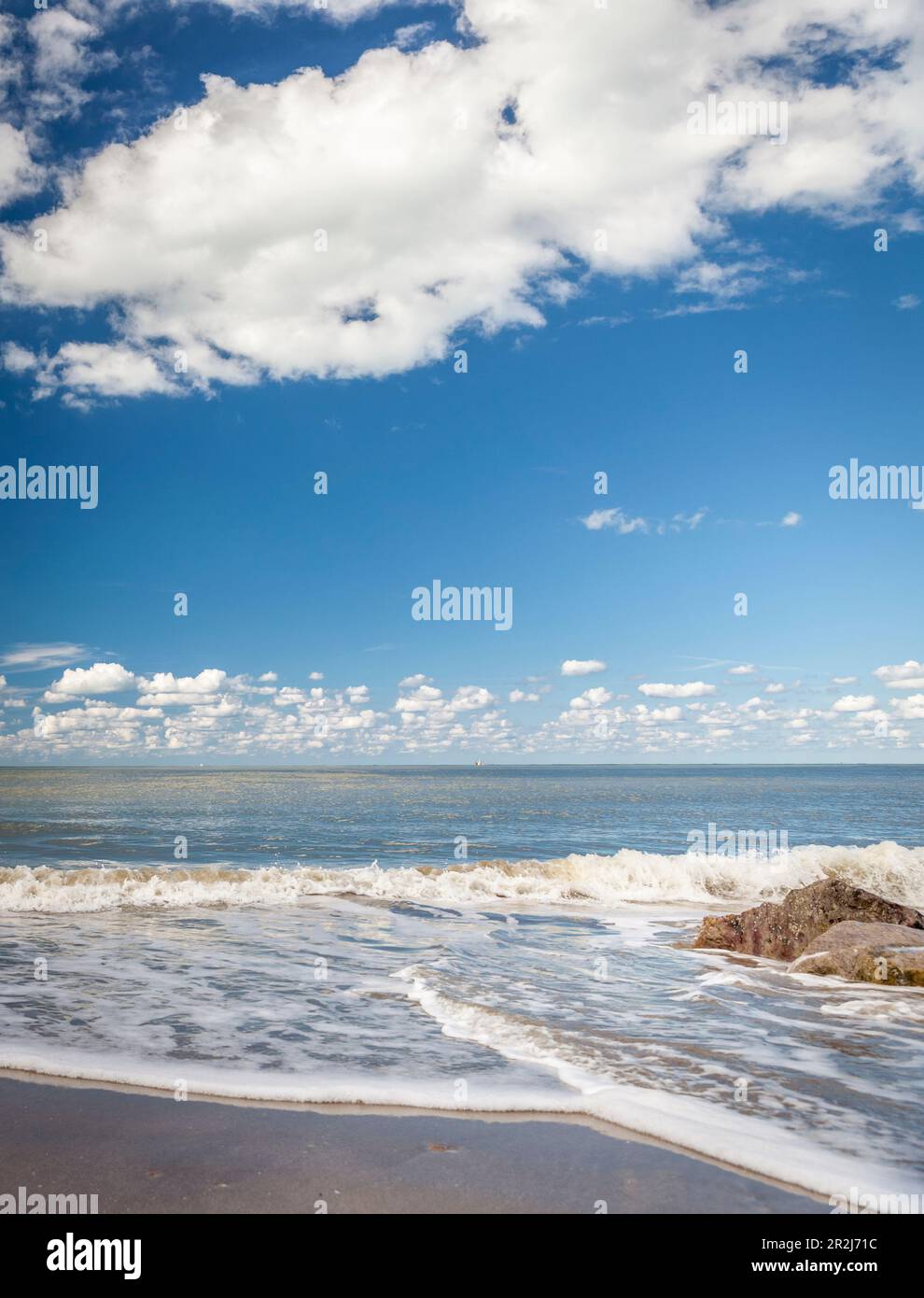 Plage de Villerville, Calvados, Normandie, France Banque D'Images