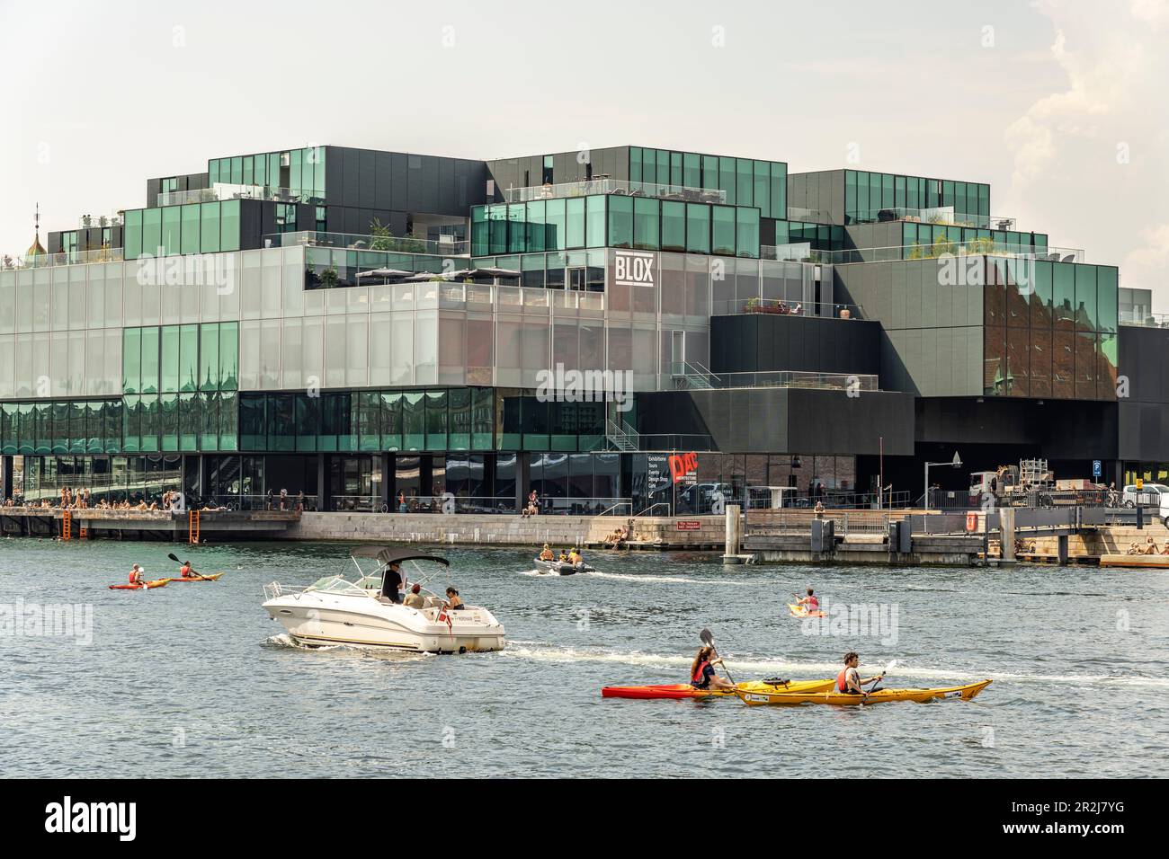 Le Blox Danish Architecture Centre by the Harbour, Copenhague, Danemark, Europe Banque D'Images