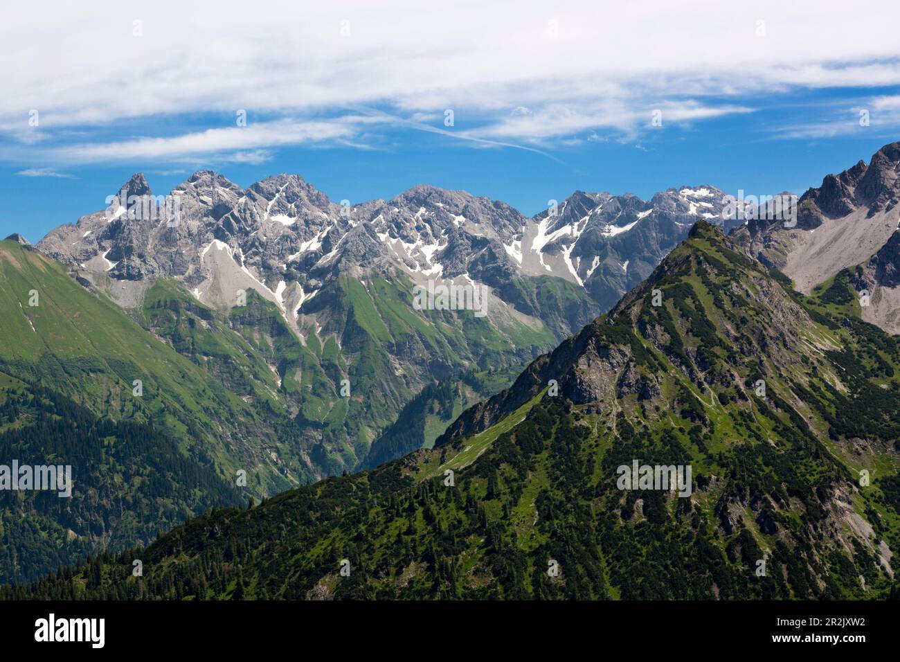 Allgäu Alpes, Allgäu, Bavière, Allemagne Banque D'Images