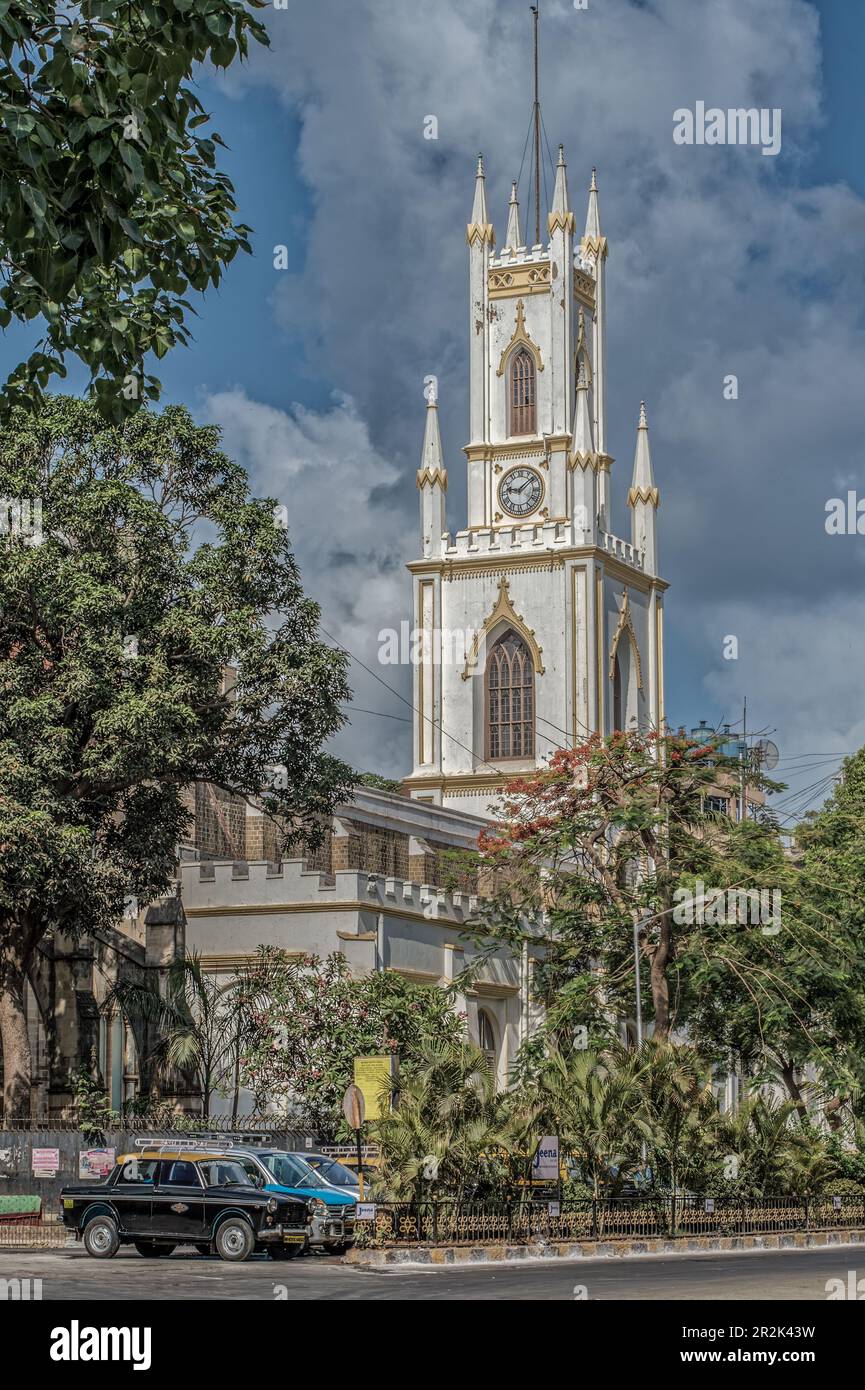 04 24 2015 derrière la cathédrale St Thomas, Mumbai, Maharashtra, Inde, Asie Banque D'Images
