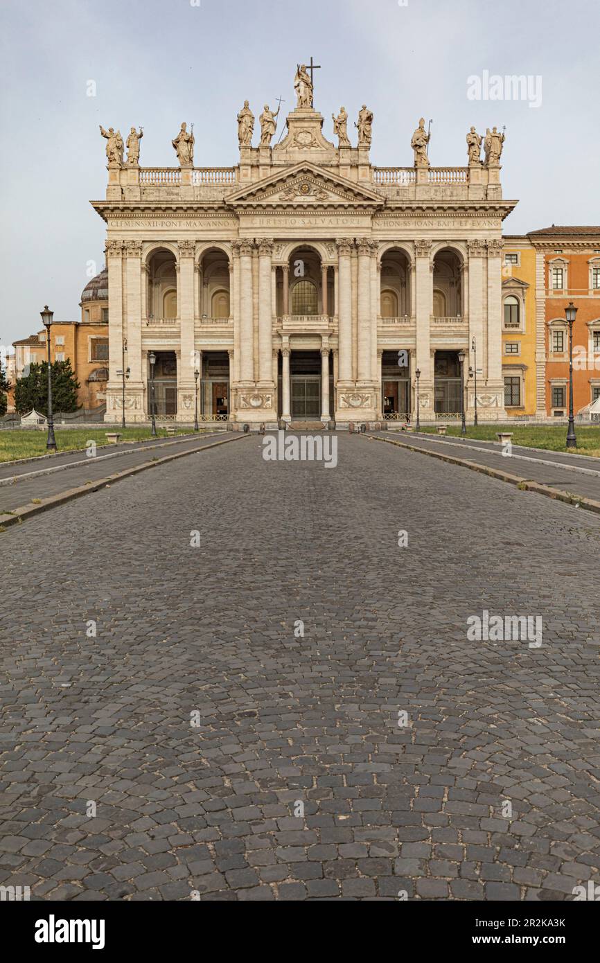 Basilique de San Giovanni à Laterano Rome Italie Banque D'Images