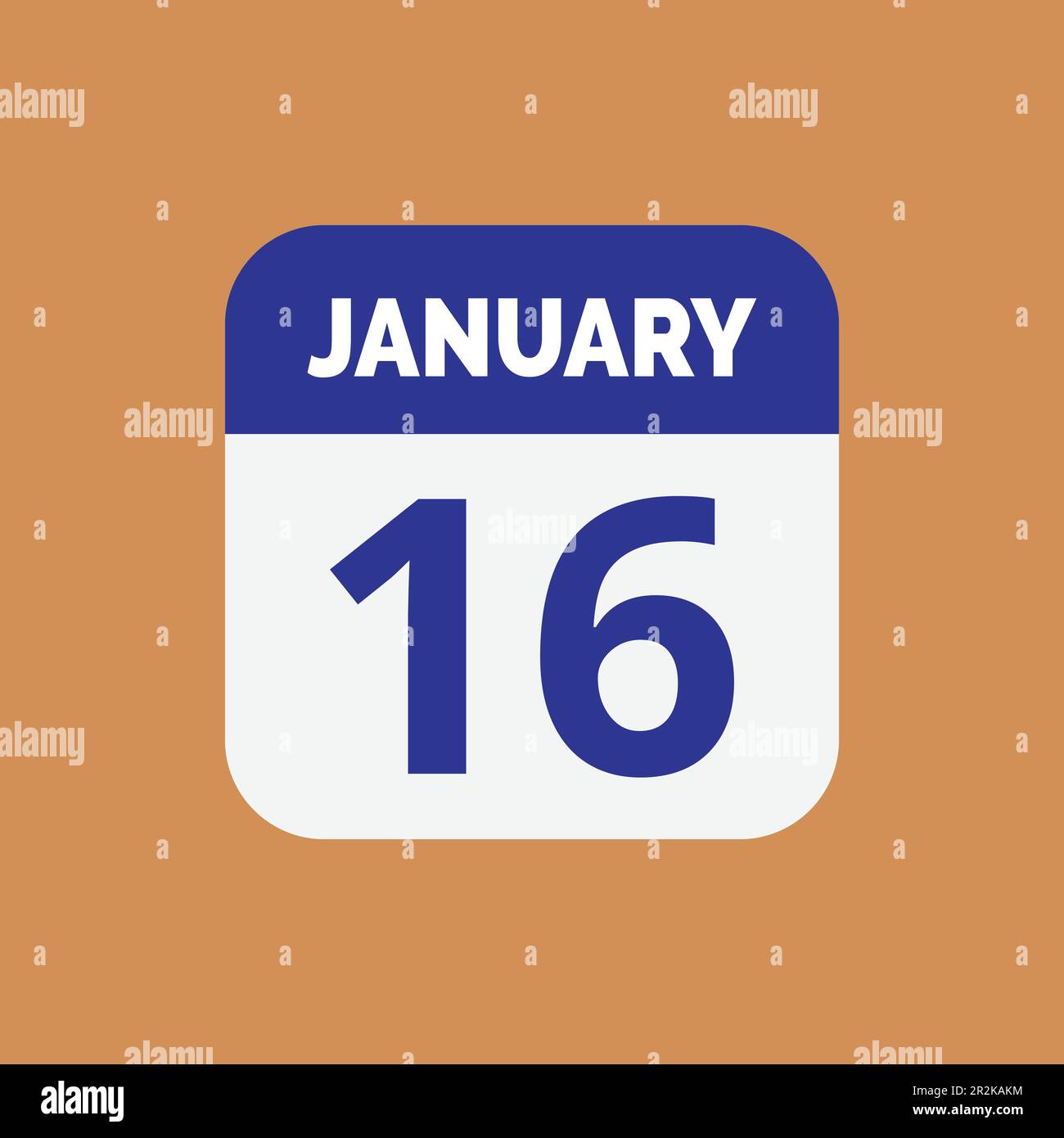 Icône du 16 janvier Banque de photographies et d'images à haute ...