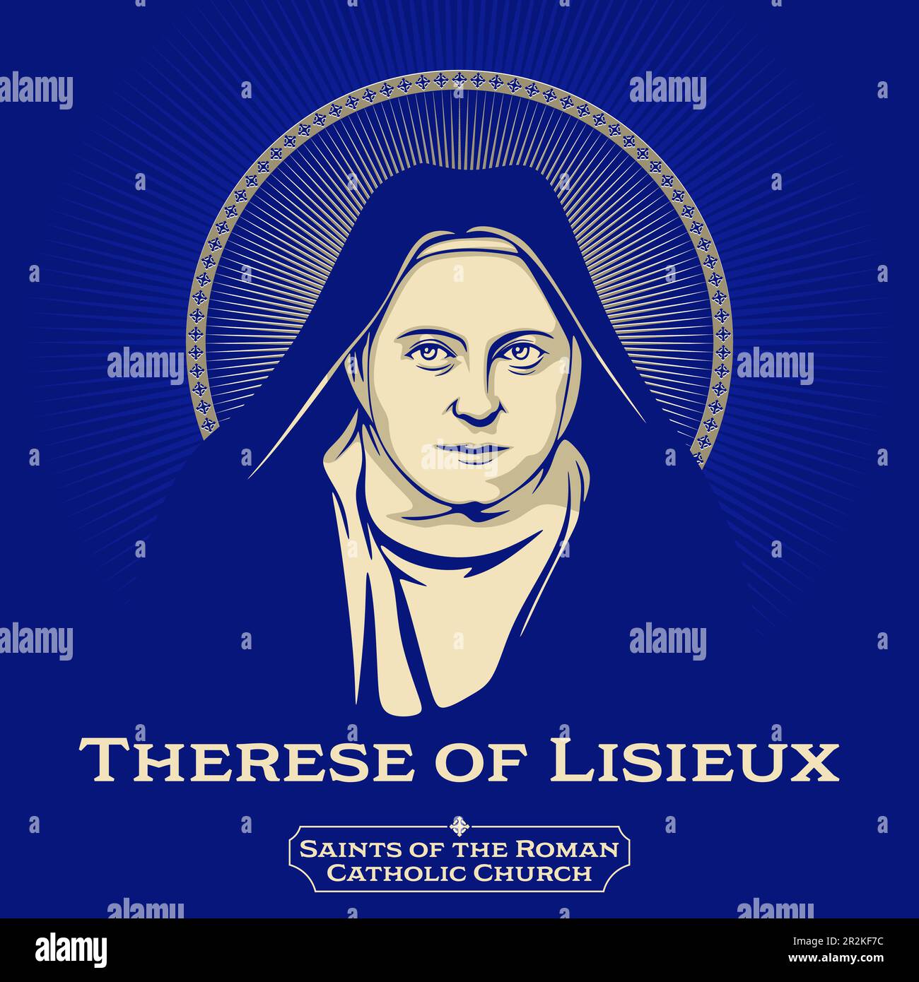 Sainte thérèse de l'enfant jésus Banque d'images vectorielles Alamy