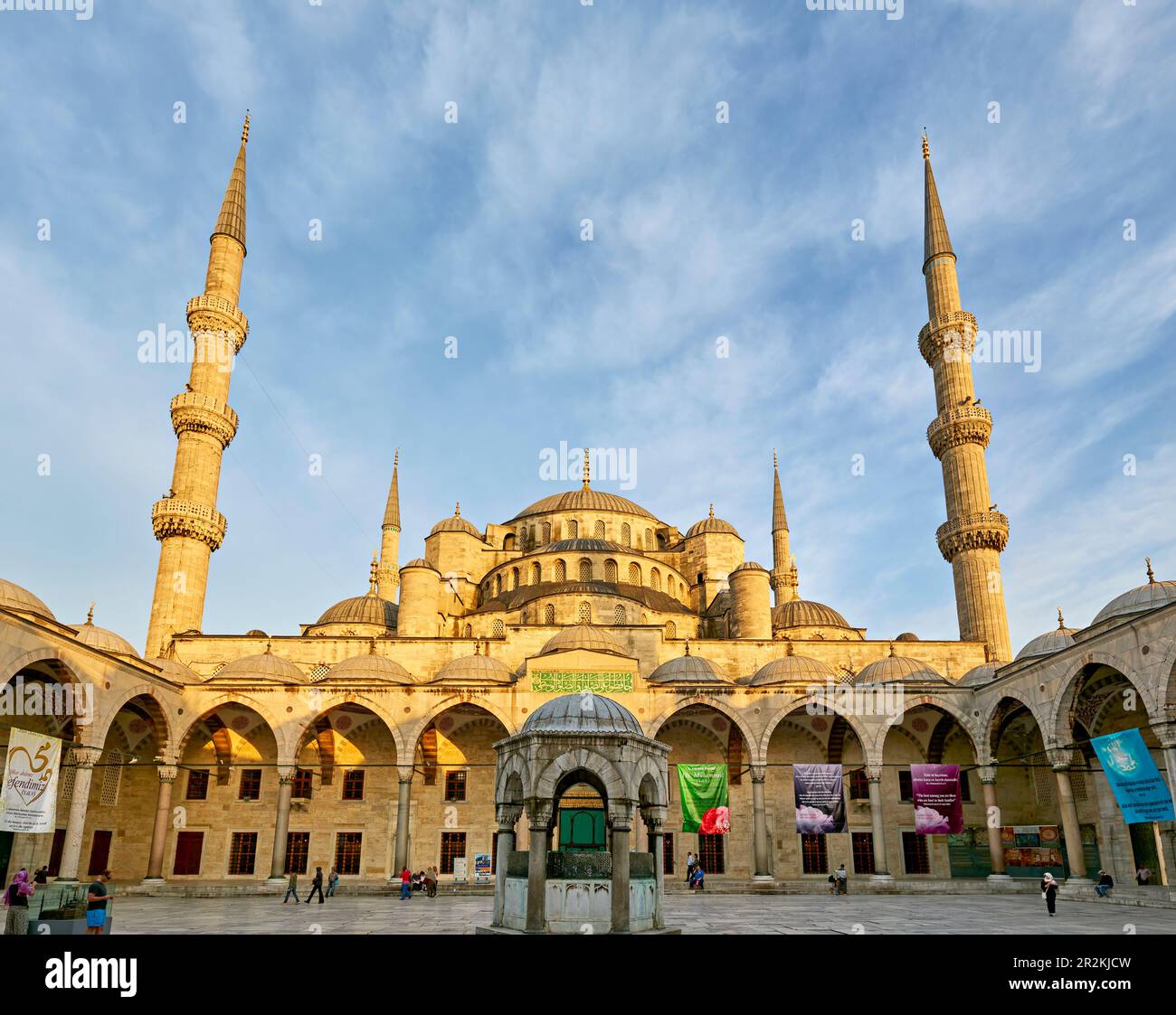 Istanbul Turquie. La Mosquée bleue Banque D'Images