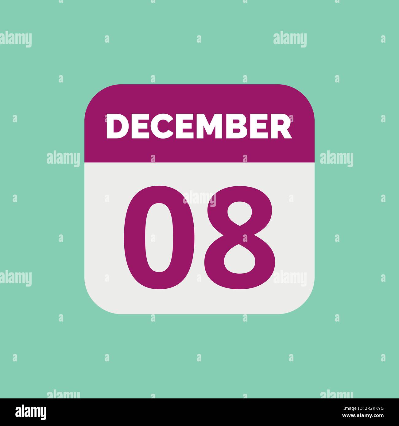 8 decembre Banque d'images vectorielles - Alamy