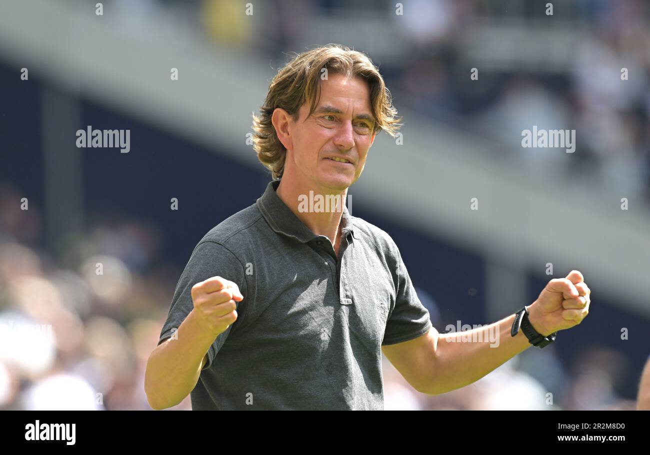 Londres, Royaume-Uni. 20th mai 2023. Thomas Frank responsable du FC Brentford lors du match Spurs contre Brentford Premier League au Tottenham Hotspur Stadium de Londres. Crédit : MARTIN DALTON/Alay Live News Banque D'Images