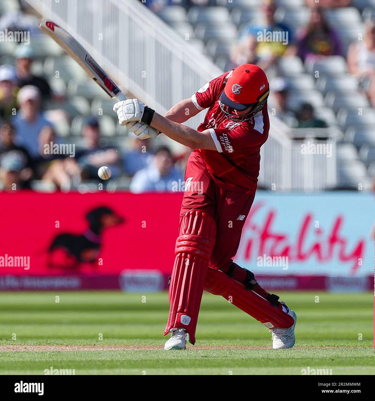 George Bell of Lancashire Cricket Club at Lancashire Cricket Media Day at  Old Trafford, Manchester, United Kingdom. 31st Mar, 2023. (Photo by Conor  Molloy/News Images) in Manchester, United Kingdom on 3/31/2023. (Photo