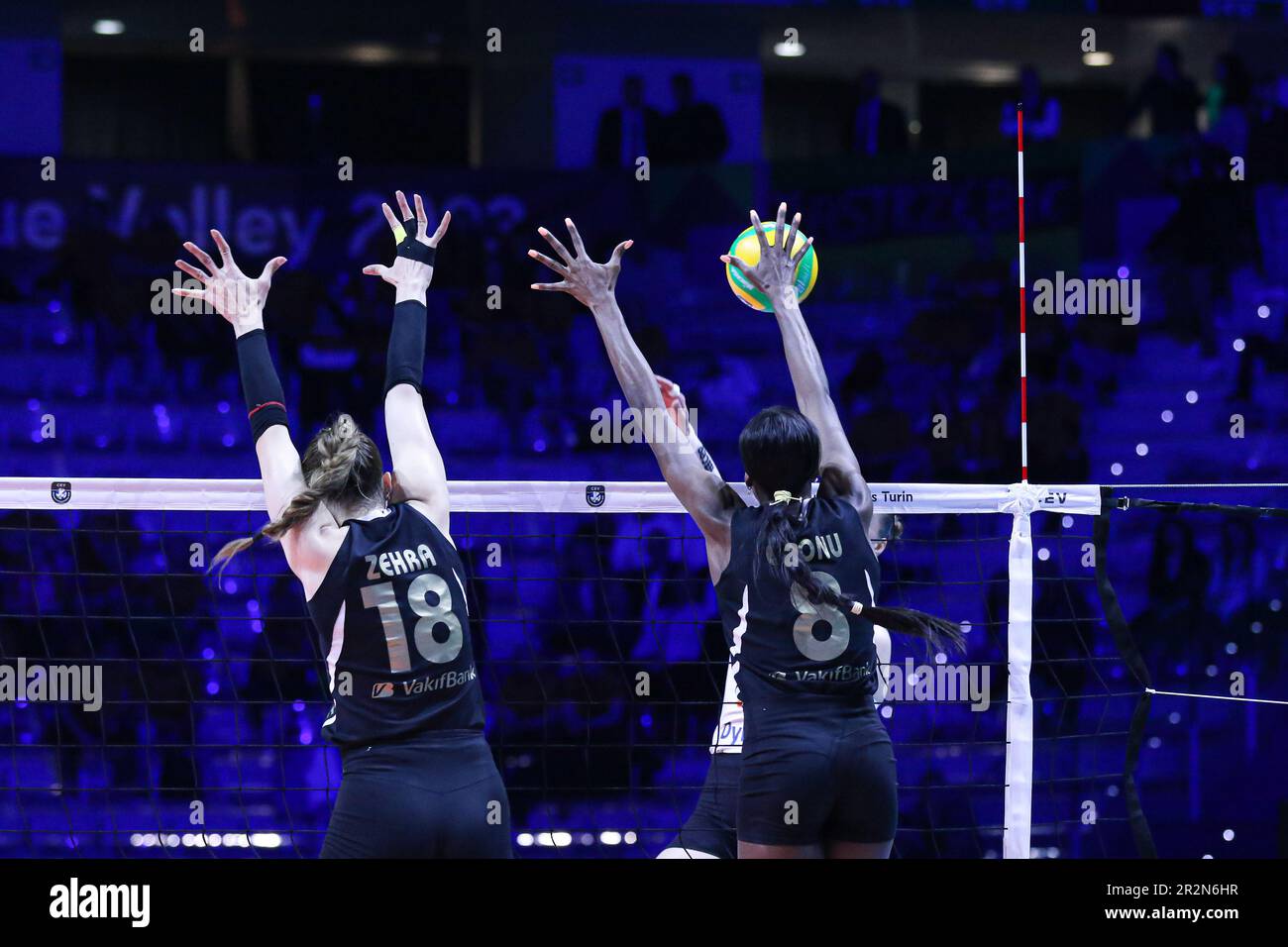 Italie- Torino- 20 mai-2023 Champions League Women's Super finals 2023 - VakifBank Istanbul vs Eczacibasi Dynavit Istanbul Banque D'Images