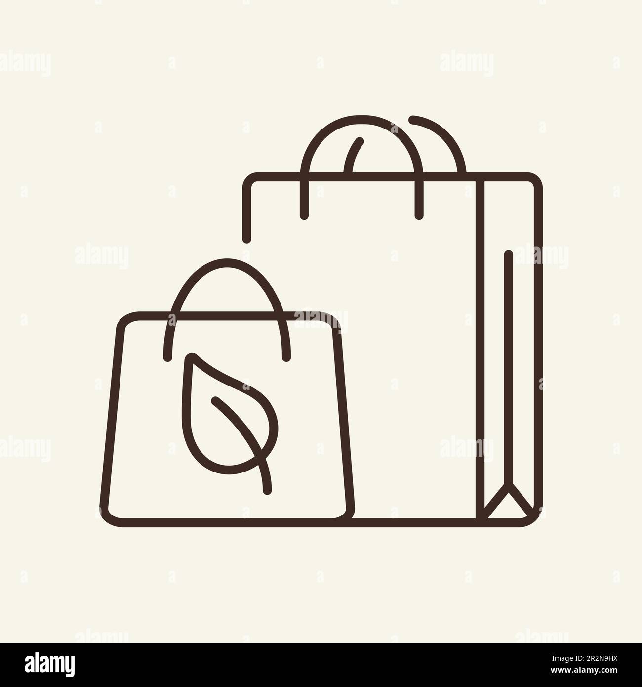 Icône de la gamme de produits ECO Illustration de Vecteur