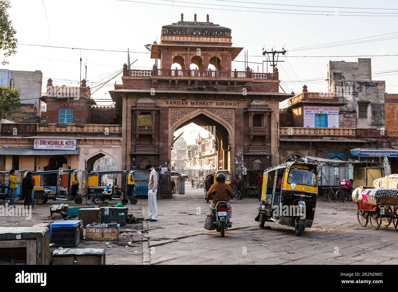 Sardar Bazaar à Jodhpur, Rajasthan, Inde, Asie Banque D'Images