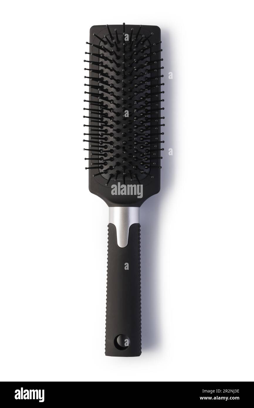 Brosse à cheveux isolated on white Banque D'Images