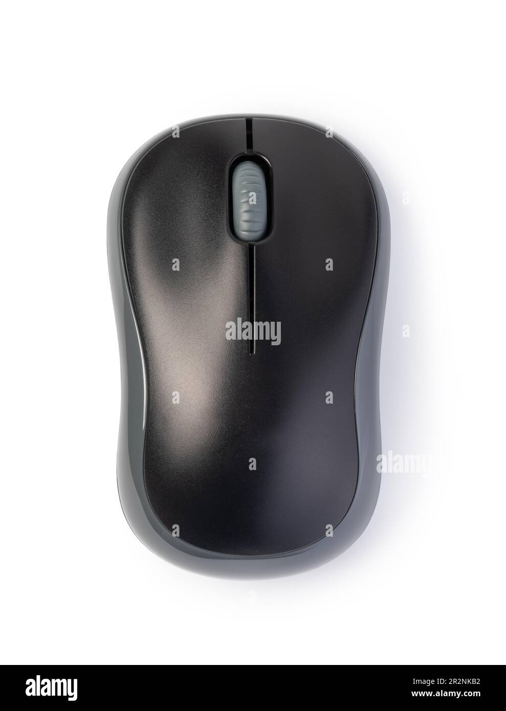 Souris d'ordinateur sans fil isolé sur fond blanc Banque D'Images