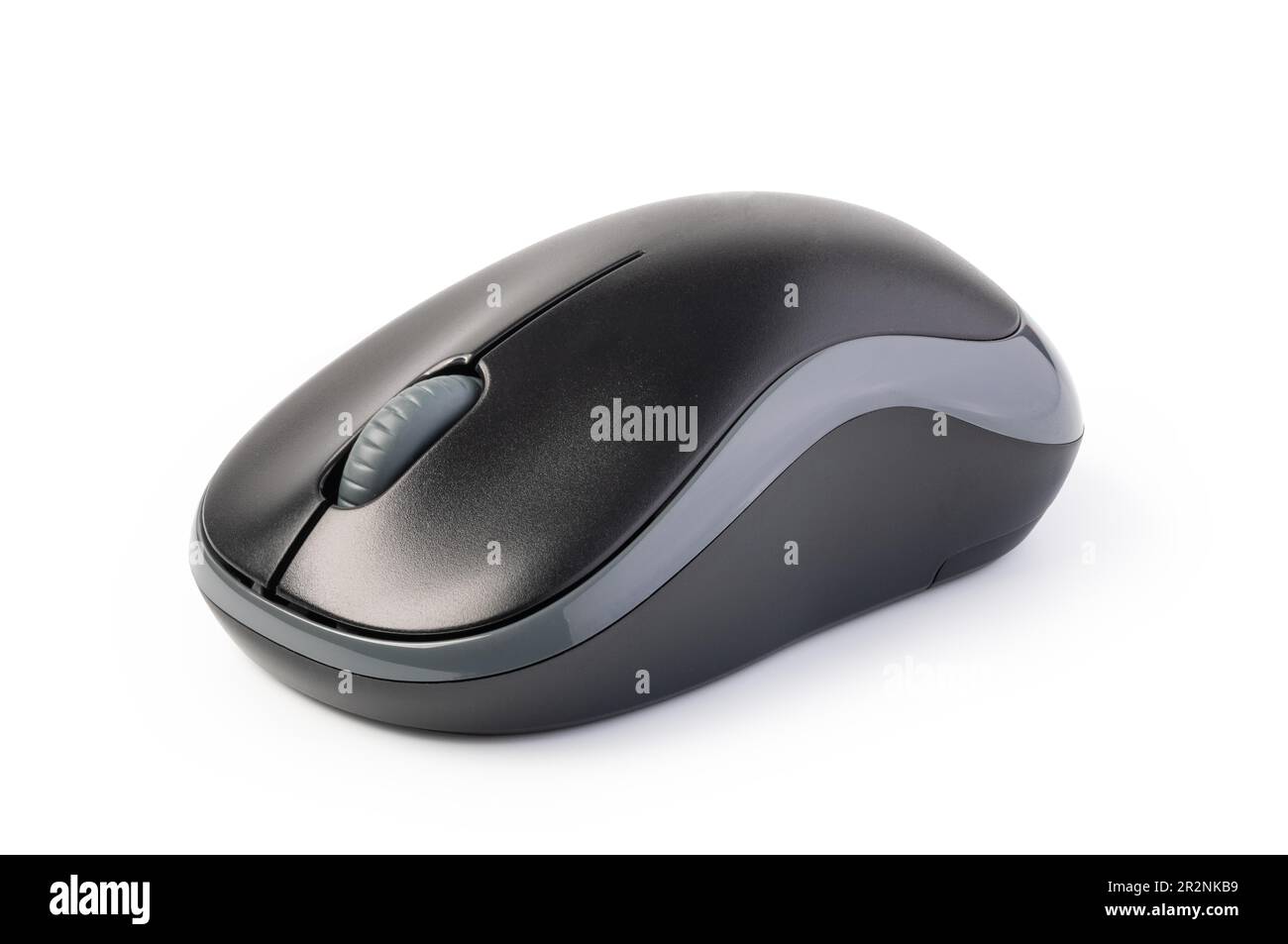 Souris d'ordinateur sans fil isolé sur fond blanc Banque D'Images