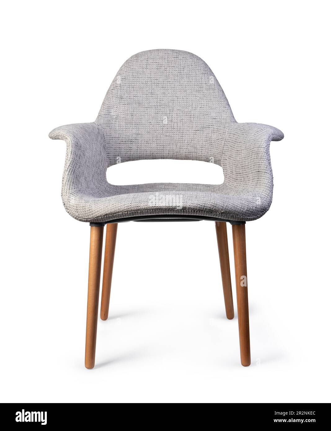 Fauteuil isolé sur fond blanc Banque D'Images