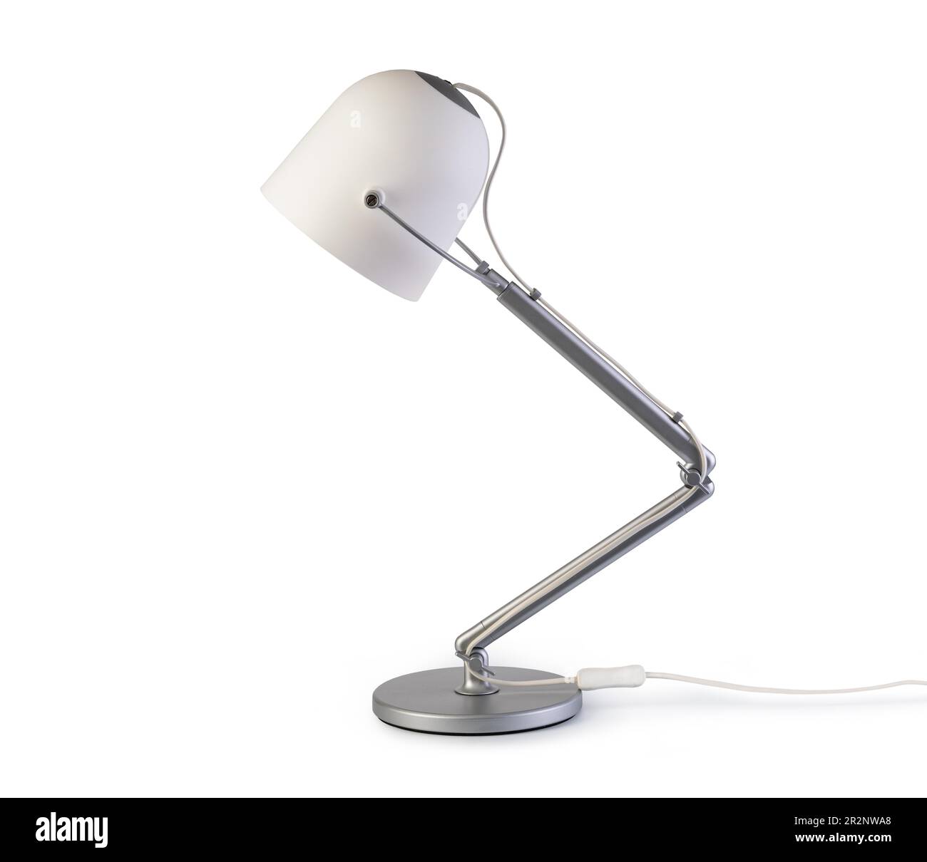 Lampe de table isolé sur fond blanc Banque D'Images