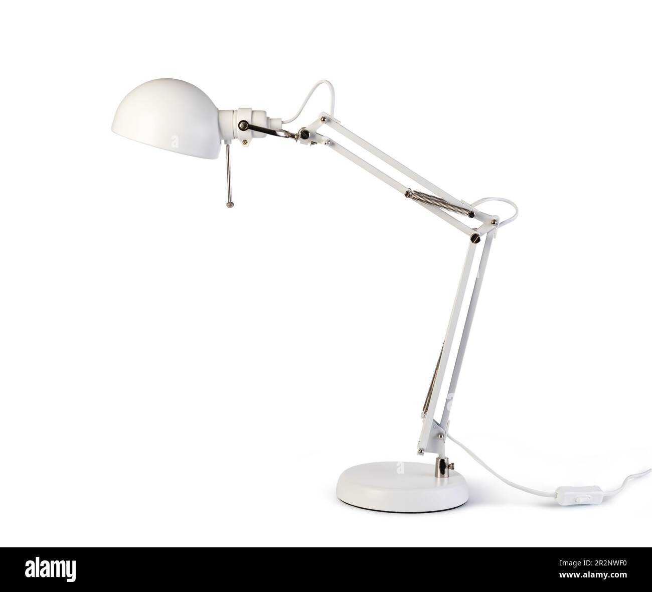 Lampe de table isolé sur fond blanc Banque D'Images