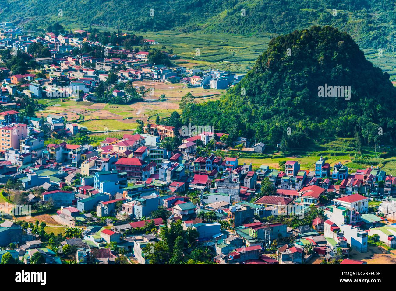 Quan Ba porte du ciel dans la province de Ha Giang, Vietnam Banque D'Images