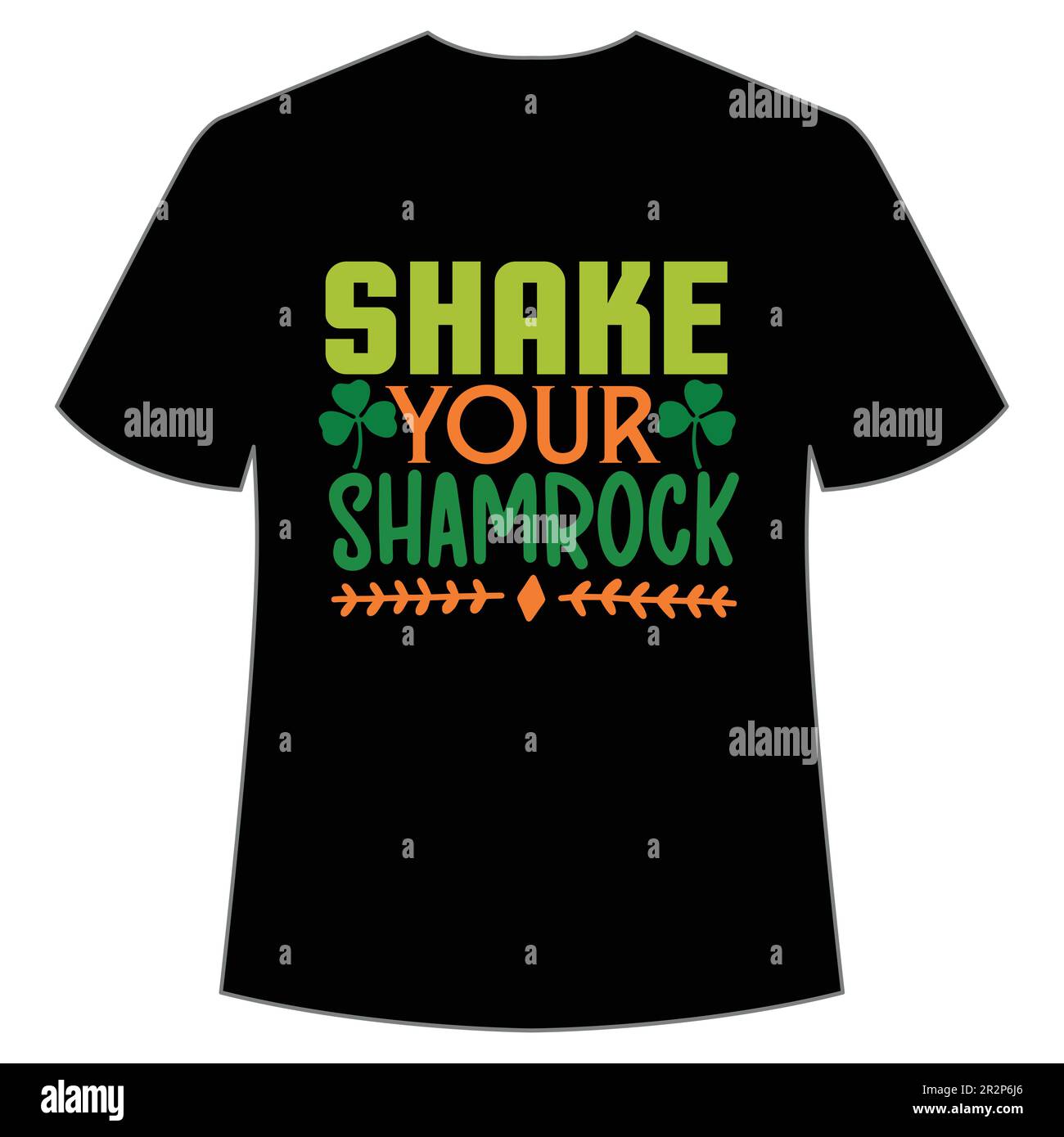 St. Patrick's Day shirt Design Print Template, Lucky Charms, irlandais, tout le monde a un peu de chance Typographie Design Illustration de Vecteur