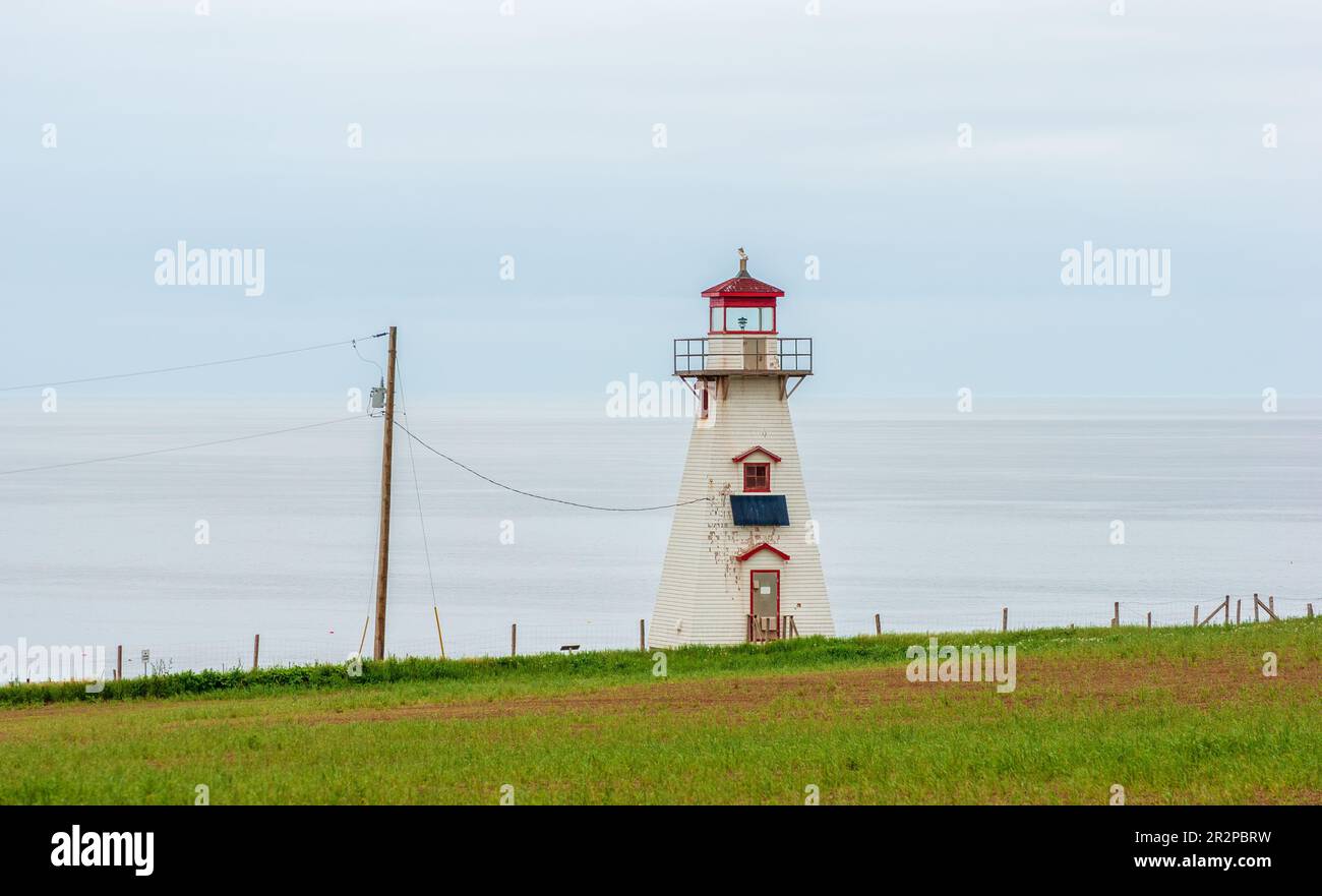 Phare du cap Tryon, Prince Edward Island, Canada Banque D'Images