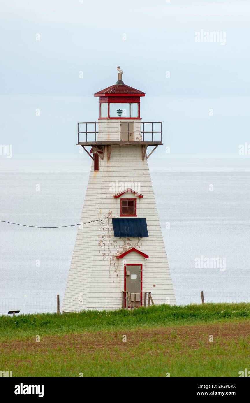 Phare du cap Tryon, Prince Edward Island, Canada Banque D'Images