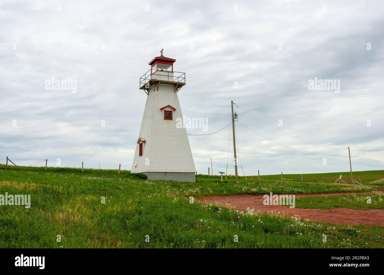 Phare du cap Tryon, Prince Edward Island, Canada Banque D'Images