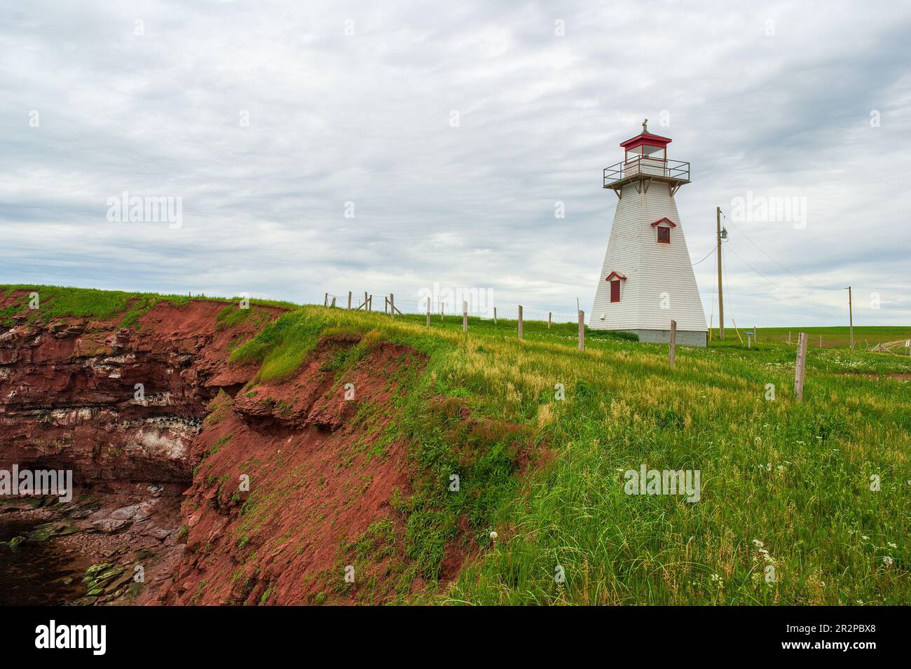 Phare du cap Tryon, Prince Edward Island, Canada Banque D'Images