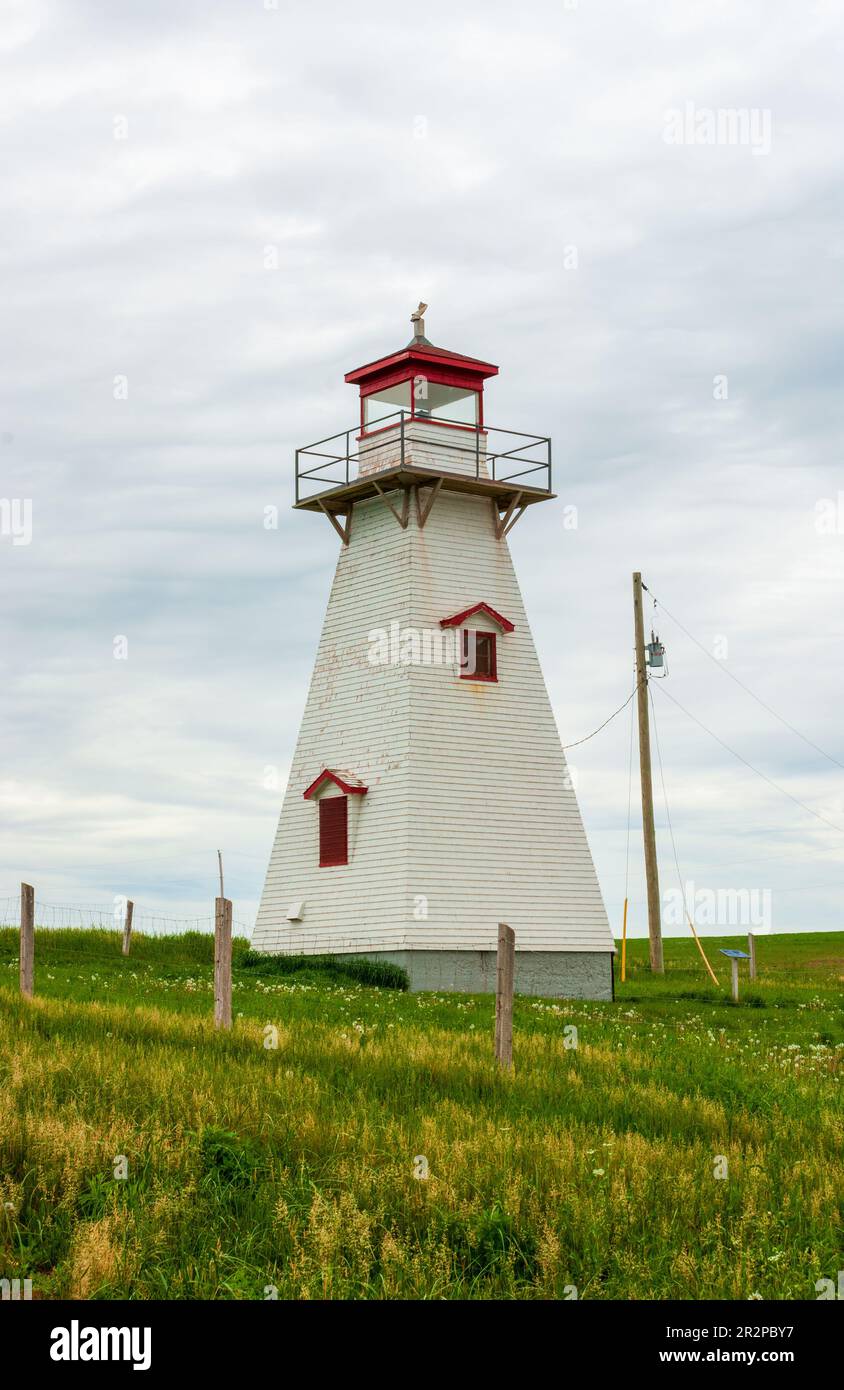 Phare du cap Tryon, Prince Edward Island, Canada Banque D'Images