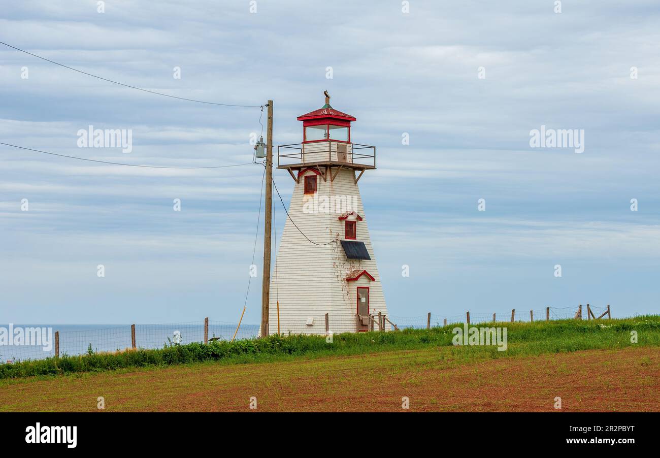 Phare du cap Tryon, Prince Edward Island, Canada Banque D'Images