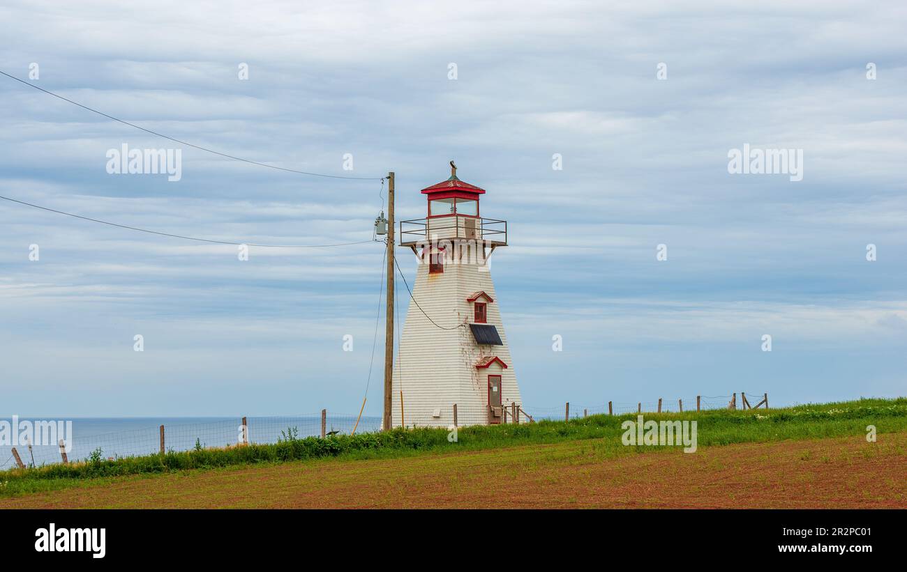 Phare du cap Tryon, Prince Edward Island, Canada Banque D'Images