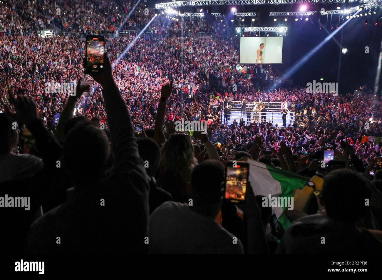 Pendant le match de boxe: Katie Taylor vs Chantelle Cameron à 3Arena, Dublin, Irlande. 20th mai 2023. ( Credit: DaN Cooke/Alay Live News Banque D'Images