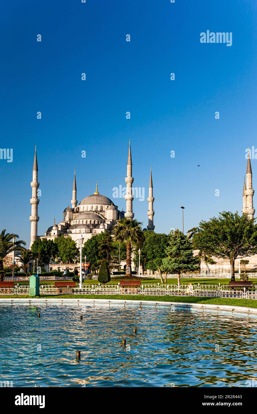 Mosquée bleue (mosquée sultan ahmed), mosquée impériale ottomane, zones historiques d'Istanbul, place Sultanahmet, Istanbul, Turquie Banque D'Images