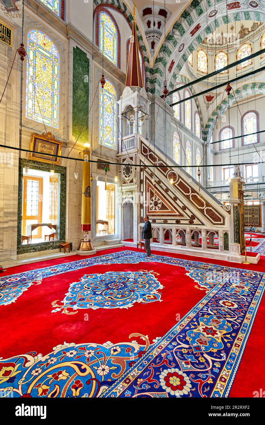 Istanbul Turquie. La mosquée Fatih Banque D'Images