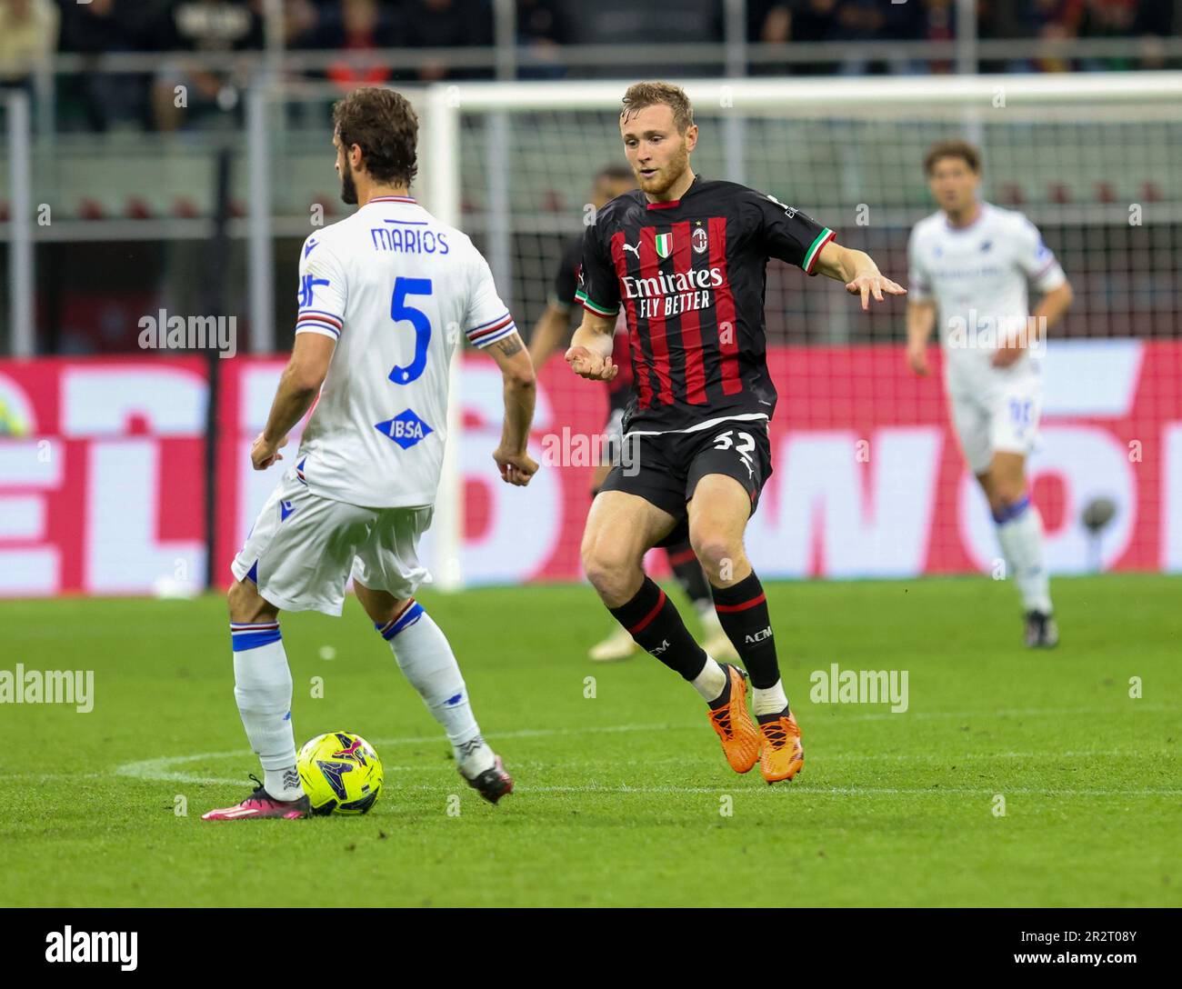 Milan, Italie. 20th mai 2023. Milan 20 mai 2023 Stadio G Meazza série de championnat italien A Tim 2022/23 AC Milan - UC Sampdoria dans la photo : 32 pH Antonio Saia crédit: Kines Milano/Alay Live News Banque D'Images