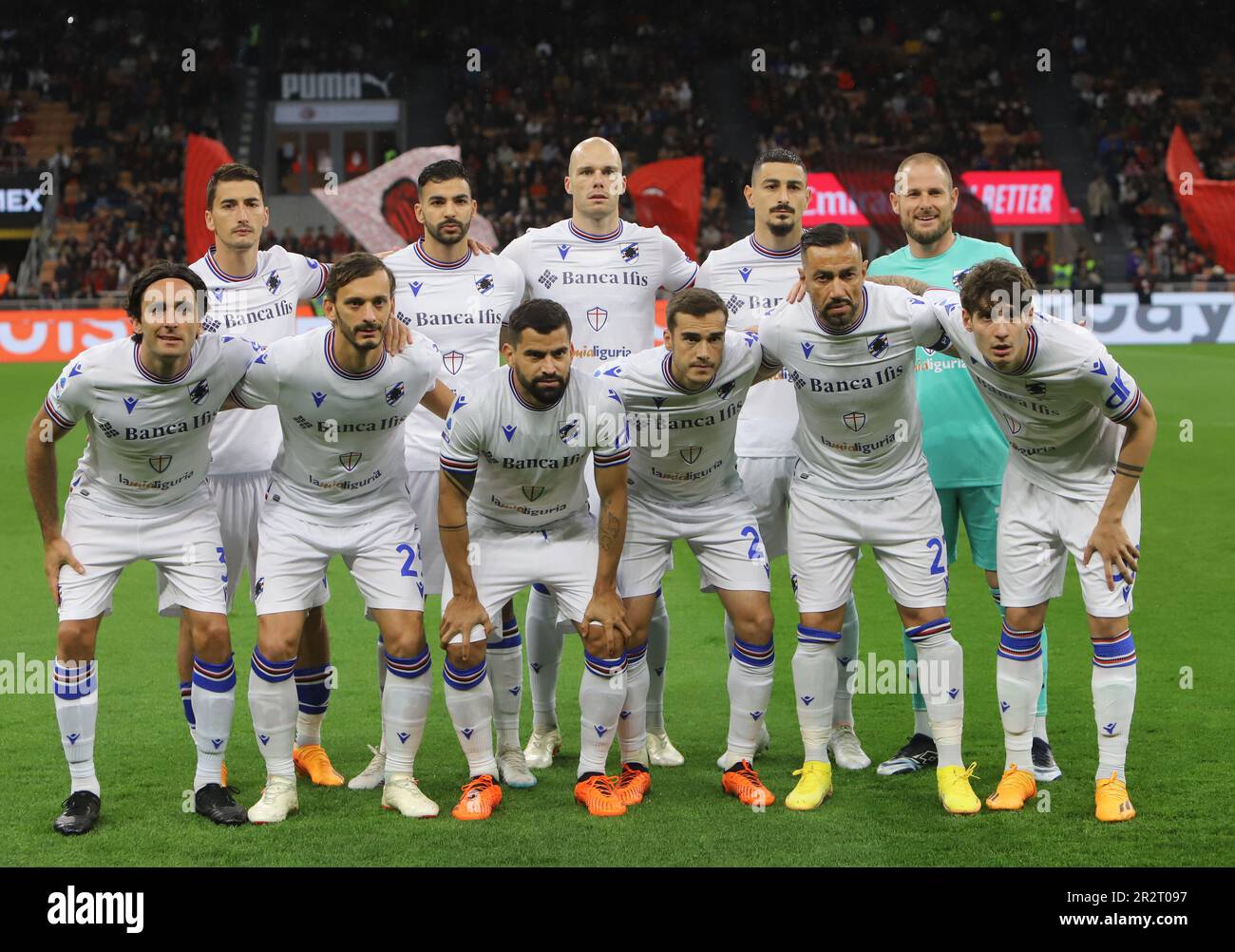 Milan, Italie. 20th mai 2023. Milan 20 mai 2023 Stadio G Meazza série de championnat italien A Tim 2022/23 AC Milan - UC Sampdoria dans la photo : Sampdoria pH Antonio Saia crédit: Kines Milano/Alay Live News Banque D'Images